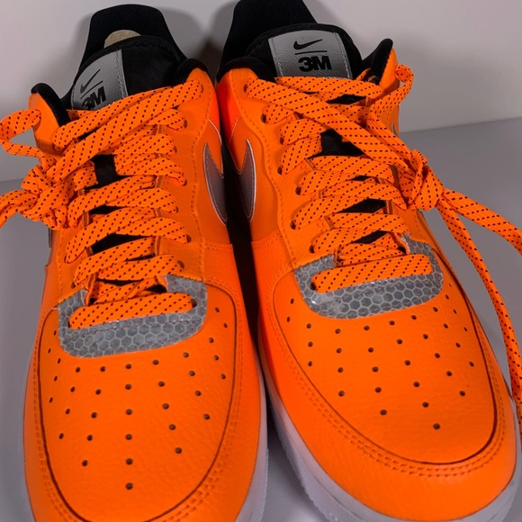 ❌SOLD❌ Nike Air Force 1s 3m total orange - Picture 3 of 14